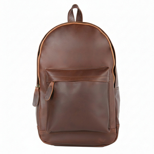 Genuine Leather Backpack <b>Men</b> Large Capacity Travel Backpack Vintage Casual <b>Shoulder</b> <b>Bag</b> Laptop Free Design Business Backpack - Product Image 1