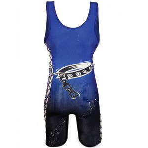 Trajes de Lucha Libre para Hombre de Estilo Único, Tela Ligera y Transpirable, para Entrenamiento y Competencia Deportiva - Product Image 3
