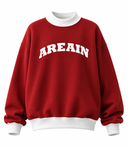 Sweat-shirt léger à col montant pour femme, 100 % coton premium, coupe oversize, épaules tombantes, logo personnalisé, fabricant - Product Image 4