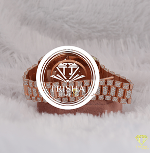 Reloj de Pulsera de Lujo para Mujer, Oro Rosa, Acero Inoxidable, Esfera con Diamantes, Cuarzo, Reloj de Moda - Product Image 2
