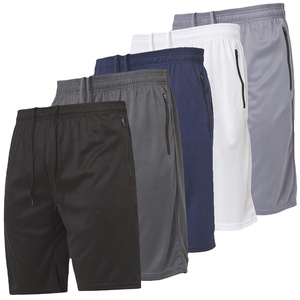 Shorts Bermuda en coton noir pour homme avec cordon de serrage à la taille et poches, style décontracté, coupe mi-haute - Product Image 3