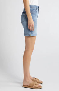 Shorts en jean pour femmes avec logo personnalisé, vente en gros, haute qualité, formels, anti-plis, effet usé, respirants, design élégant - Product Image 3