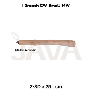 Juguete para Pájaros de Madera de Café, Ecológico, Ligero y Duradero, Hecho en Indonesia, Marca CW S MW - Product Image 2