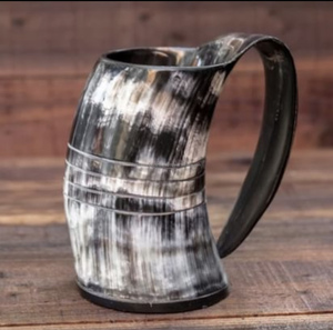 แก้วมักทรงแตรสำหรับดื่ม2024คริสต์มาสงานหัตถกรรมธรรมชาติสไตล์สัตว์ขัดเงา - Product Image 3