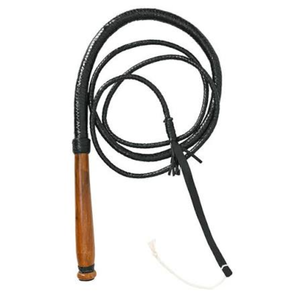 Látigo de Cuero Genuino Hecho a Mano |   Cuerda trenzada con mango de madera para entrenamiento ecuestre, equitación en rancho, profesional y de primera calidad - Product Image 3