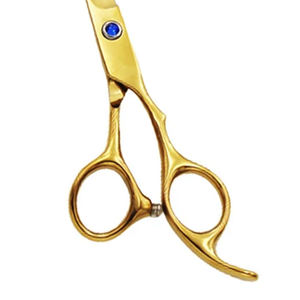 Ciseaux de coiffure professionnels 5,5 pouces en acier inoxydable, qualité A+, pour droitiers, à lame arrondie et tranchante - Product Image 3