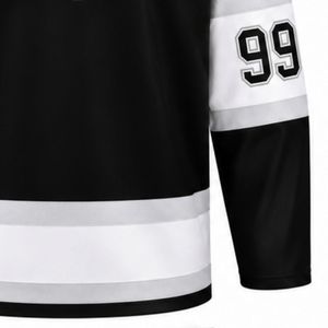 Men Black <b>Ice</b> Hockey Jersey Long Sleeve Polyester Sports Shirt Team Uniform Training Match Wear Athletic Apparel - Product Image 6