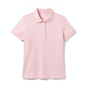 Camiseta Polo Elegante para Mujer, Ropa Casual de Alta Calidad, Algodón Transpirable con Botones y Cuello Camisero - Product Image 1