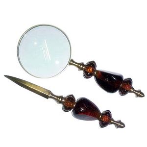 Bonne qualité indien artisanat Antique Look loupe gros oeil verre nouveau Design 2025 Bronze couleur métal Vintage Design - Product Image 4