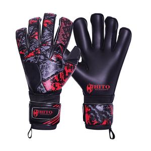 Gants de gardien de but pour vêtements de sport, paume avant en latex allemand de 4 mm, dos en silicone imprimé, coupe hybride, enveloppe du pouce - Product Image 4