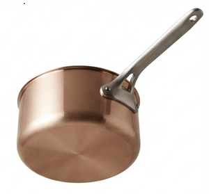 Factory Supplier Copper Finished Metal Handle Stainless Steel Sauce <b>Pan</b> Contemporary Style <b>Induction</b> Cooker Compatible - Product Image 4