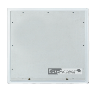 แผงประตูตรวจสอบอลูมิเนียมแบบกดเปิด ขนาด 200x200 มม. สำหรับงานซ่อมบำรุงฝ้าเพดานและผนังโรงแรม - Product Image 1