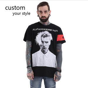 เสื้อยืดเทอร์รี่ผู้ชายคุณภาพสูงสำหรับฤดูร้อน พิมพ์ลายดิจิทัล ผ้าฝ้าย/โพลีเอสเตอร์/ผ้าฝ้ายผสม 100% เป็นมิตรกับสิ่งแวดล้อม ระบายอากาศได้ดี กันยับ ทรงปกติ - Product Image 1