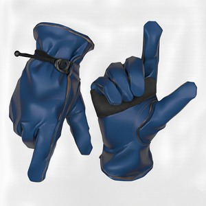 Genuine Leather <b>Gloves</b> Cashmere Lining Eco-friendly Vintage Winter Outdoor Casual Motorcycle Riding Safety Work <b>Touchscreen</b> - Product Image 2