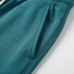 กางเกงขาสั้นผ้าแคนวาสผู้ชายแบบสั่งทำพิเศษ ผ้าฝ้ายหนานุ่ม สไตล์สตรีทแฟชั่นแนววินเทจ ซีดจางแบบโดนแดด แห้งเร็ว มีเชือกผูก - Product Image 5