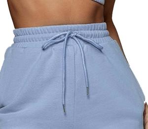 Shorts Deportivos de Cintura Alta para Mujer, Transpirables, Elásticos, Acanalados, Sin Costuras, para Yoga y Entrenamiento, con Logotipo Personalizado, Estilo Biker - Product Image 5