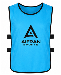 Chaleco de Entrenamiento de Fútbol Verde Brillante, 100% Poliéster, Sin Mangas, con Logotipo Personalizado para Prácticas de Equipo - Product Image 6
