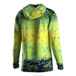 Camiseta de Pesca Unisex de Manga Larga con Estampado por Transferencia de Calor UPF 50, Transpirable, 100% Poliéster 120g, Ropa para Exteriores - Product Image 4