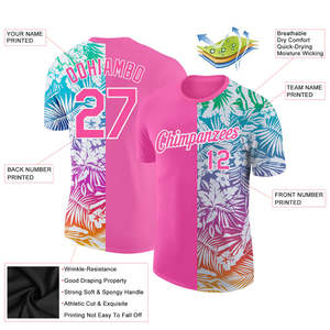 Fully Sublimation Men's Shirts Smooth Polyester Surface Custom Printing Breathable Moisture-Wicking OEM ODM Bulk Manufacturing - Product Image 4