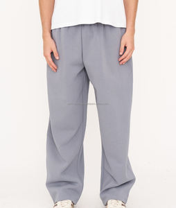 กางเกงวิ่งขนแกะแบบลำลองสำหรับผู้ชายกางเกงเอวยางยืดน้ำหนักเบามีทรงตรงสไตล์แฟชั่นสตรีท - Product Image 1