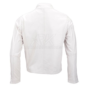 Veste d'hiver en cuir de haute qualité, veste en cuir avec logo personnalisé, vêtements de mode, veste en cuir - Product Image 2