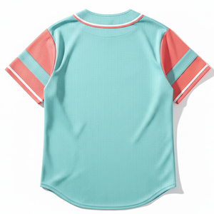 Maillot de baseball personnalisé en gros avec logo, vêtements de sport pour hommes, chemise à rayures boutonnée, uniforme d'équipe respirant pour l'entraînement - Product Image 2