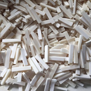 Núcleos y surcos de guitarra de hueso de búfalo ecológicos de ILAHI, pulidos, cuadrados, de alta calidad - Product Image 1