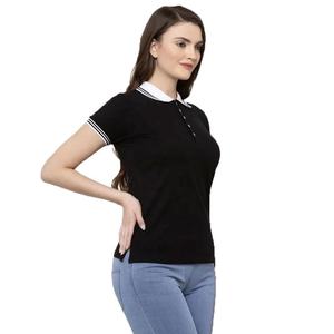 Nouvelles chemises de golf pour femmes, col rond, tissu jersey, imprimé graphique, doux, respirant, séchage rapide, 100% coton, manches courtes, protection solaire - Product Image 1