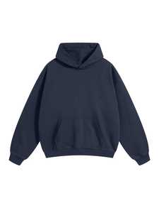 เสื้อฮู้ดสีน้ำตาลสำหรับผู้ชาย ทรงโอเวอร์ไซส์ ผ้าเฟรนช์เทอร์รี่ สวมใส่สบาย มีกระเป๋าหน้า เหมาะสำหรับใส่ในฤดูใบไม้ร่วง - Product Image 6
