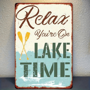 CIFbuy Plaque décorative vintage rustique en aluminium 8x12 pouces TikTok pour service de retrait Temu - Product Image 2