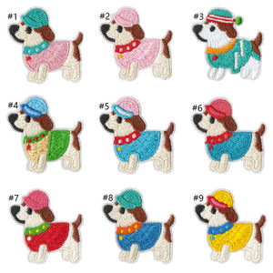 Custom Factory Wholesale Embroidery <b>Patches</b> Iron On Bear Animal <b>Patch</b> 3D Embroidered Badge for Caps <b>Backpacks</b> Jackets Bags OEM - Product Image 1