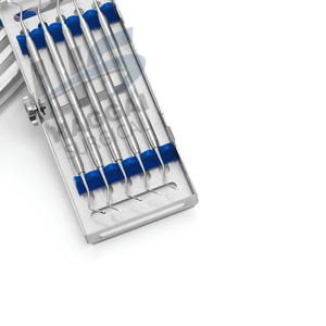 Kit de Instrumentos Quirúrgicos Dentales Manuales de Acero Inoxidable Personalizados para Cirugía Mucogingival, Elevador de Túnel Vista, Microquirúrgico Básico - Product Image 6