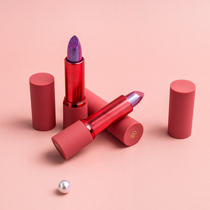 4 Shades Shimmer <b>Metallic</b> <b>Lipstick</b>, Long-Lasting Glitter <b>Lipstick</b> with Multi-Chrome Finish - Product Image 5