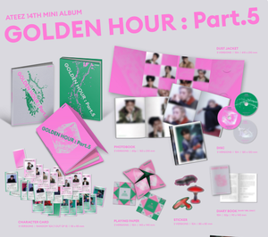 ATEEZ 14TH MINI ALBUM GOLDEN HOUR: Part.5 (Versión PHOTOBOOK) CD de Música K-Pop (Plástico y Papel, Idioma Coreano, Todas las Edades) Mod - Product Image 5