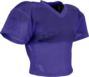Camiseta de Fútbol Roja de Malla para Niños, Manga Corta, Cuello en V, Transpirable, Ecológica, de Secado Rápido, Uniforme de Práctica para Adolescentes, Deporte Regular - Product Image 2