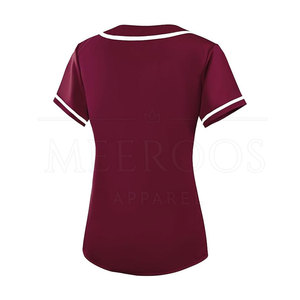Vêtements d'entraînement légers pour hommes, maillot de softball uni teint, manches courtes pour hommes, maillot de softball pour hommes - Product Image 2