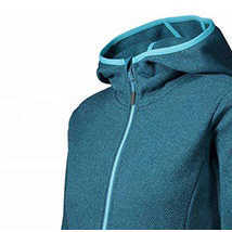 Veste softshell à capuche pour femme de haute qualité avec logo personnalisé, respirante, coupe-vent, imperméable et matelassée, idéale pour la randonnée hivernale - Product Image 6