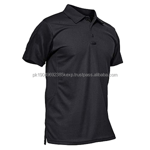 Polos de Manga Corta para Hombre de Alta Calidad en Colores Sólidos con Logotipo Personalizado Bordado, Transpirables y de Secado Rápido - Product Image 1