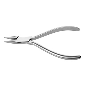 Professional Pointed Nail pliers short & serrated noses Stainless Steel Loop Bending Wire Adjusting Tool for Podiatry Treatment - Product Image 3
