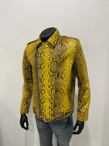 Chaqueta de Cuero Vintage OEM para Hombre, Estilo Casual, Motociclista, Piel de Oveja, Diseño Personalizado, Reversible, con Forro de Invierno - Product Image 5