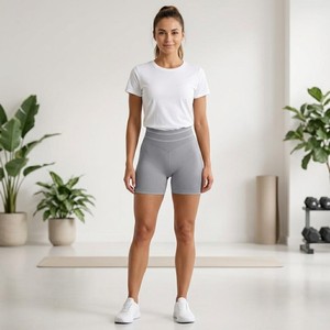 Shorts Deportivos de Cintura Alta para Gimnasio, Leggings Sin Costuras para Mujer, Shorts de Yoga para Mujer con Efecto Push-Up - Product Image 5