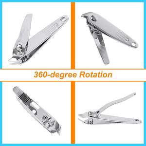 Coupe-ongles robuste UBI pour doigts et orteils, en acier au carbone, pointe acérée, mâchoires larges pour ongles épais, hommes et femmes, OEM - Product Image 4