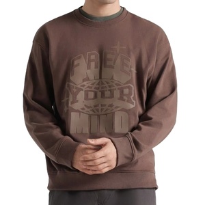 Sudadera con capucha de gran tamaño de lana de algodón con logotipo personalizado de alta calidad Impresión de pantalla HD Fabricación a granel de invierno OEM ODM - Product Image 1