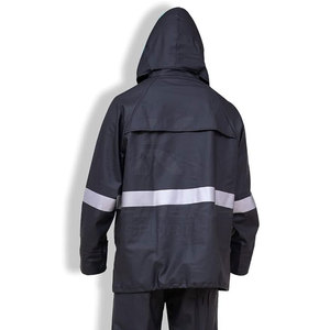 Vestes coupe-vent d'hiver à capuche pour hommes, matière douce, confortable, écologique et respirante, logo sur le devant, pour les voyages, KANEKA - Product Image 5