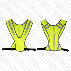 Gilet de sécurité réfléchissant haute visibilité, gilet de cyclisme réglable, harnais réfléchissant léger pour hommes et femmes - Product Image 3