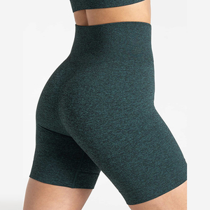 Shorts de sport pour femmes, dernière conception, personnalisés, respirants, séchage rapide, polyester, spandex, extensibles, vente en gros - Product Image 4