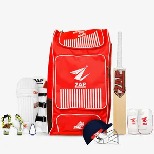 Ensemble complet de cricket pour adultes ZAP SPORTS – Équipement de frappe en saule du Cachemire avec batte légère, protège-tibias et gant ambidextre - Product Image 4
