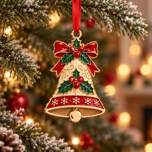 Blank Metal <b>Christmas</b> Ornaments for Custom Engraving Logo <b>Tree</b> Hanging Decoration Wholesale - Product Image 3