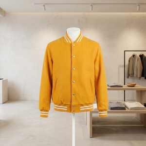 Trendy Unisex Varsity <b>Jacket</b> Casual Letterman <b>Baseball</b> Bomber Coat <b>for</b> Winter Fashion and Daily Wear - Product Image 5