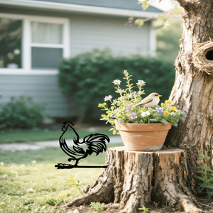 CIFbuy Décoration murale d'extérieur en fer de style ferme vintage, enseigne décorative pour jardin, TikTok pour service de retrait Temu - Product Image 3